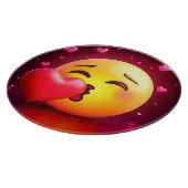 Sweet Kiss Heart Emoji Snijplank (Hoek)