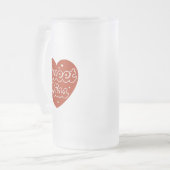 Sweet Kiss Matglas Bierpul (Voorkant links)