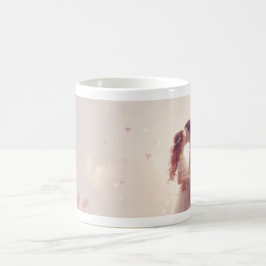 Sweet Kiss Under Love Glow Koffiemok (Center)