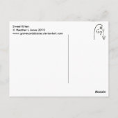 Sweet Kitten Briefkaart (Achterkant)