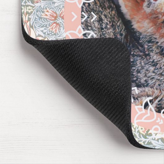 Sweet Kitten Cat Art  stijl Muismat (Hoek)