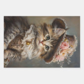 Sweet Kitten  Dress Decoupage Papier Inpakpapier Vel (Voorkant 2)