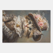 Sweet Kitten  Dress Decoupage Papier Inpakpapier Vel (Voorkant)