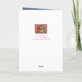 Sweet Kitten en Bloemen Kanker Ondersteuning Kaart (Achterkant)