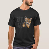 Sweet Kitten Funny Bite Back Cat Lover Cat Owner C T-shirt (Voorkant)