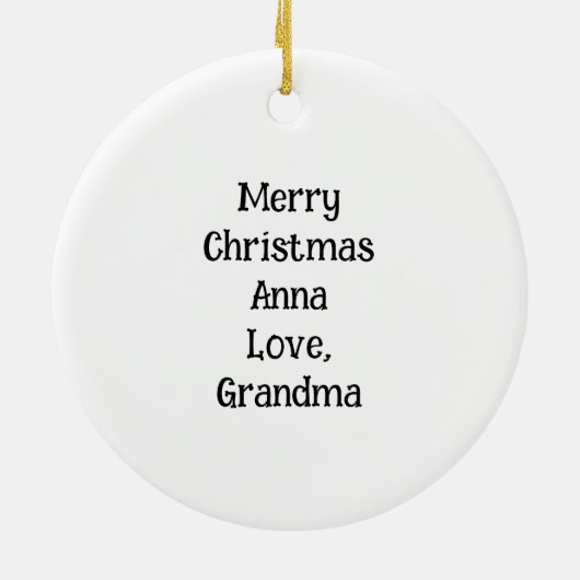 Sweet Kitten Spelen in de sneeuw Gepersonaliseerd Keramisch Ornament (Achterkant)