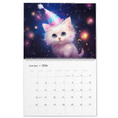 Sweet Kitten Twee pagina grote kalender (Jan 2026)