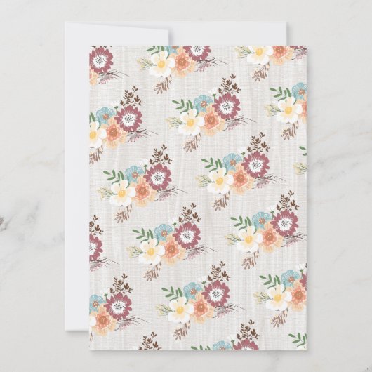 Sweet Kitten verjaardagsfeestje uitnodigingen (Achterkant)