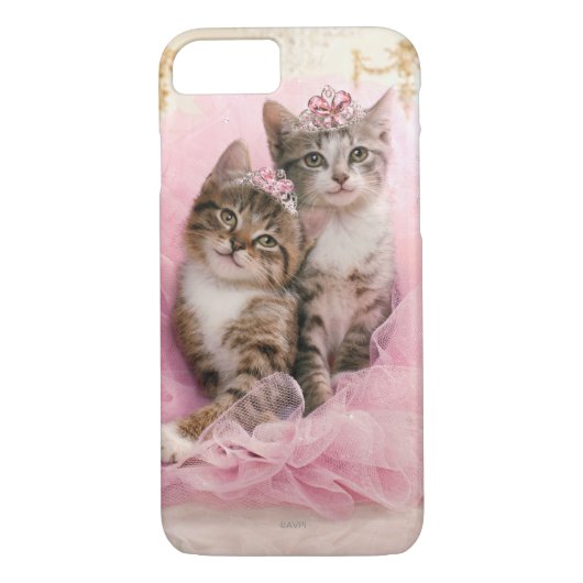 Sweet Kittens in Tiaras en Roze Sparkly Tutu Case-Mate iPhone Case (Achterkant)