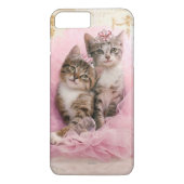 Sweet Kittens in Tiaras en Roze Sparkly Tutu Case-Mate iPhone Case (Achterkant)