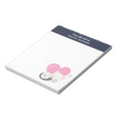 Sweet Kitty Cat Slapen met een groot hart achterin Notitieblok (Linkerzijde)