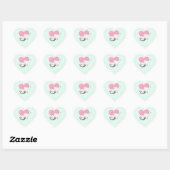 Sweet Kitty Cat Slapen met een groot hart achterin Sticker (Vel)