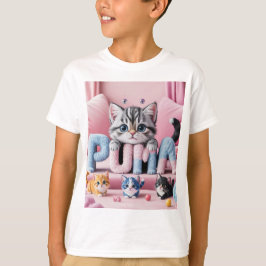 Sweet Kitty Squad | Speelse en Kleurrijke Kattenku T-shirt