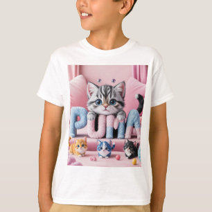 Sweet Kitty Squad   Speelse en Kleurrijke Kattenku T-shirt