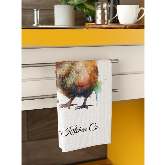 Sweet Kiwi, custom Theedoek