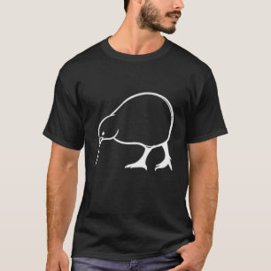 Sweet Kiwi op Chest New Zealand Kiwi Bird Nieuw Ze T-shirt