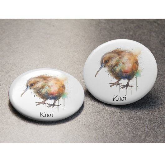 Sweet Kiwi, op maat Button Flesopener