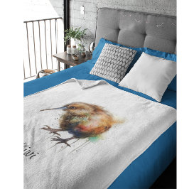 Sweet Kiwi, op maat Fleece Deken