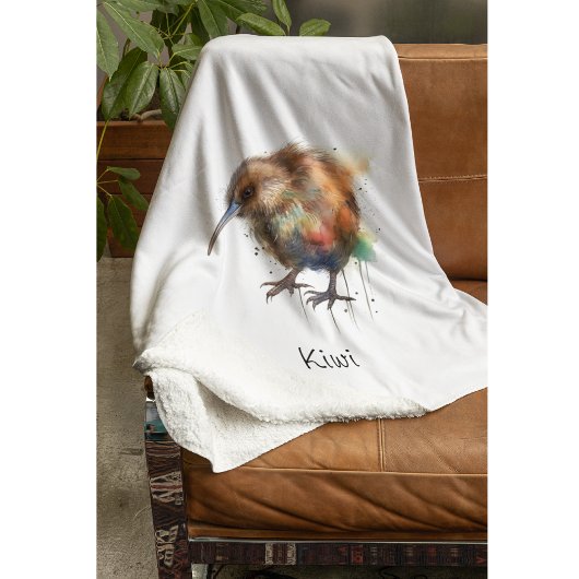 Sweet Kiwi, op maat Fleece Deken