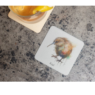 Sweet Kiwi, op maat Glazen Onderzetter