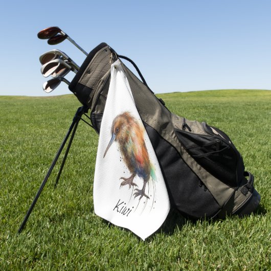 Sweet Kiwi, op maat Golfhanddoek (Groen)