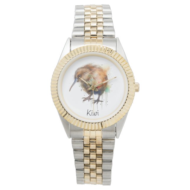 Sweet Kiwi, op maat Horloge (Voorkant)