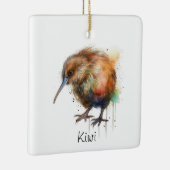 Sweet Kiwi, op maat Keramisch Ornament (Rechts)