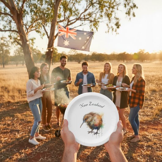 Sweet Kiwi, op maat Papieren Bordje