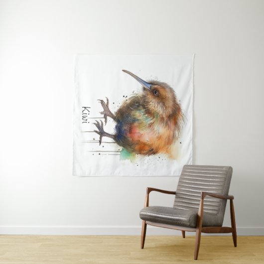 Sweet Kiwi, op maat Wandkleed (In Situ (horizontaal))