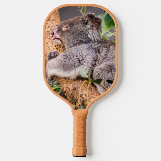 Sweet kleine koala pickleball paddle (Achterkant)