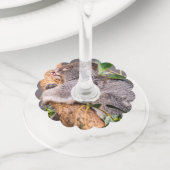 Sweet kleine koala wijnglaslabel (Dichtbij)