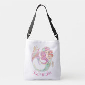 Sweet kleine Mermaid Crossbody Tas (Achterkant)