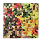 Sweet Kleurrijke Honeycomb Patroon Mozaïek Tegeltje (Voorkant)