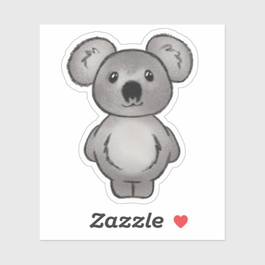 Sweet koala sticker (Vel)