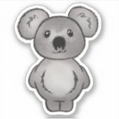 Sweet koala sticker (Voorkant)