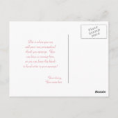 Sweet-koetsfeest bedankt je briefkaart (Achterkant)