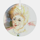 Sweet Lady Glas Ornament (Voorkant)