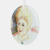 Sweet Lady Glas Ornament (Voorkant links)
