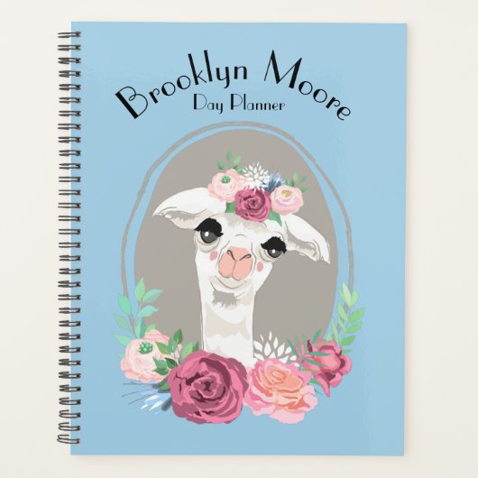 Sweet Lady Llama met Rozen Planner (Voorkant)