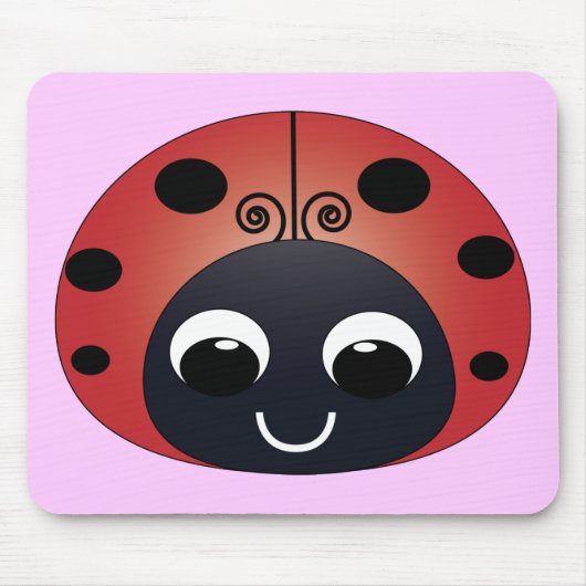 Sweet Ladybug Mousepad Muismat (Voorkant)