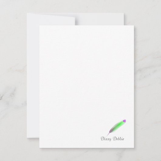 Sweet Ladybug sparen de Mededelingen van de Datum Save The Date (Achterkant)