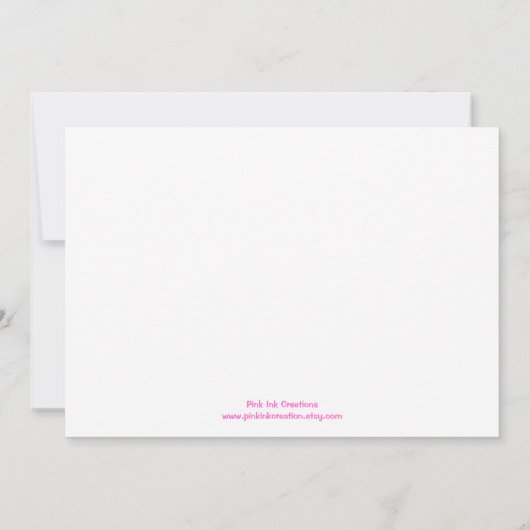 Sweet Ladybug Two Kaart (Achterkant)