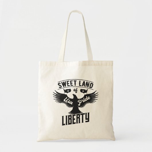 Sweet Land of Liberty Canvas tas (Voorkant)