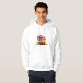 Sweet land of liberty & Extra fries Hoodie (Voorkant volledig)