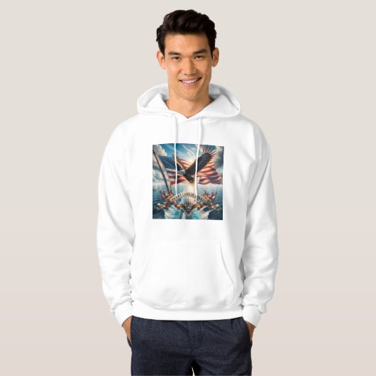 Sweet Land of Liberty Hoodie - Verenigde Staten Pr (Voorkant volledig)