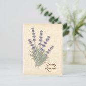 Sweet Lavender-Briefkaart aanpassen Briefkaart (Staand voorkant)