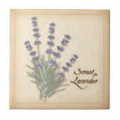 Sweet Lavender Ceramic Tile Tegeltje (Voorkant)