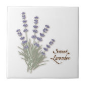 Sweet Lavender Ceramic Tile Tegeltje (Voorkant)