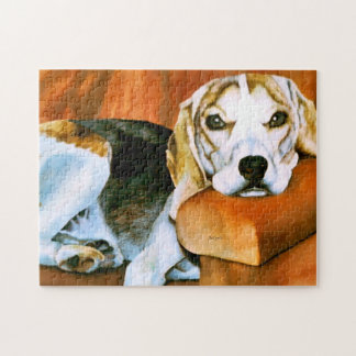 Sweet Lazy Beagle Puzzle Legpuzzel