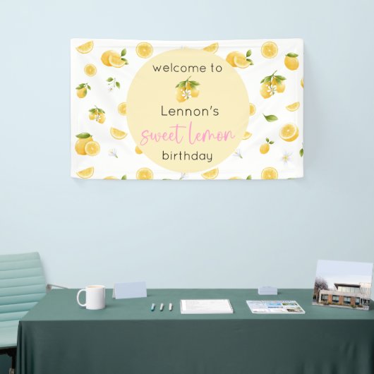 Sweet Lemon Birthday Spandoek (Beurs)
